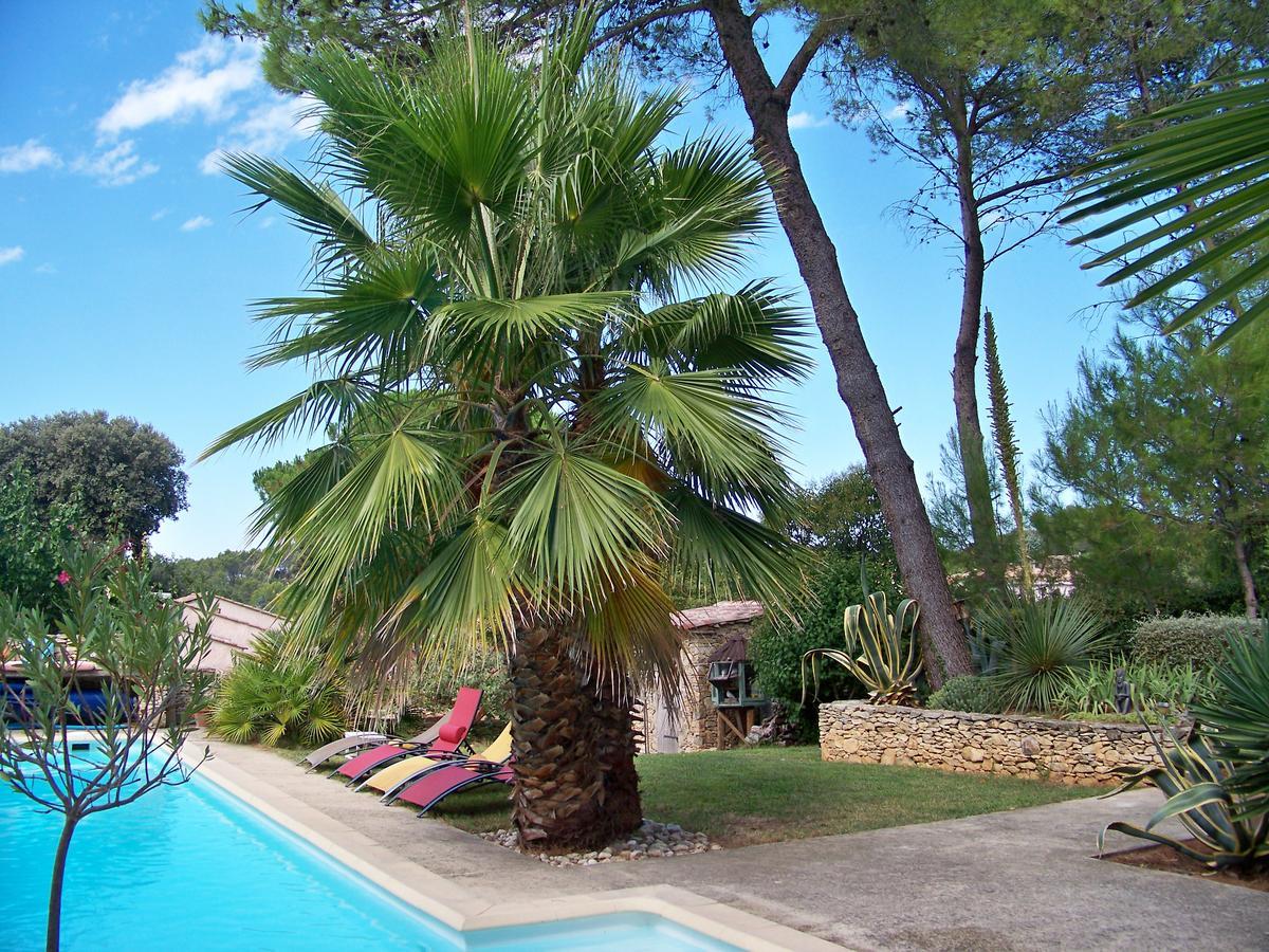 Sous Les Pins Panzió Nages-et-Solorgues Kültér fotó